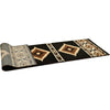 Hacienda Black Rug - 2 x 7