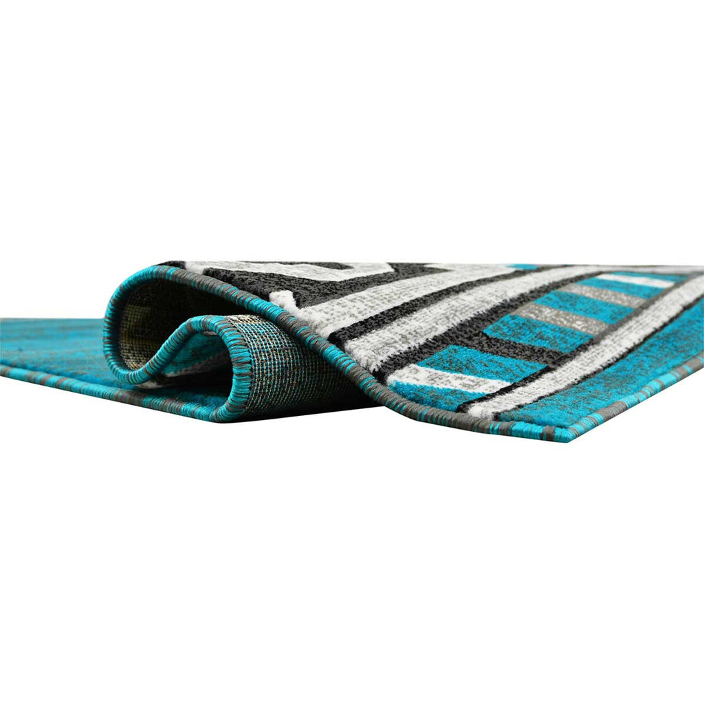 Hacienda Turquoise Rug - 2 x 3