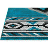 Hacienda Turquoise Rug - 5 x 7