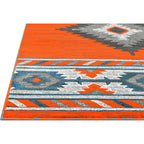 Hacienda Peach Rug - 5 x 7
