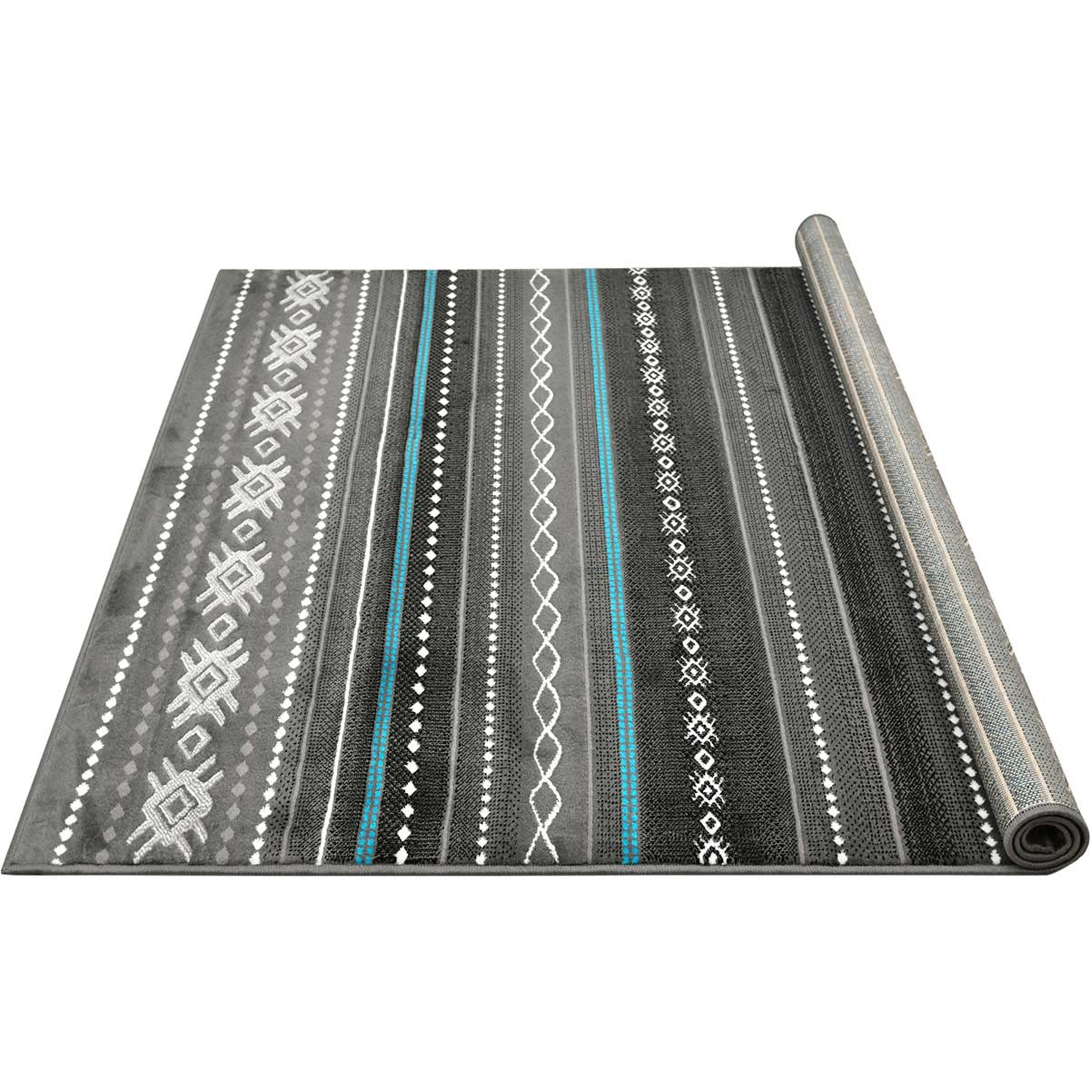 Mexicali Graphite Rug Collection