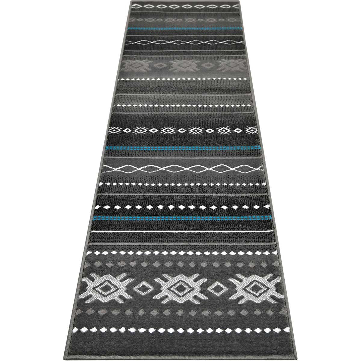 Mexicali Graphite Rug - 2 x 7