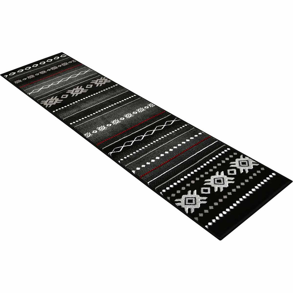 Mexicali Black Rug - 2 x 7