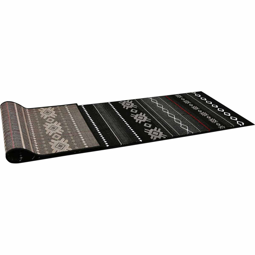 Mexicali Black Rug - 2 x 7
