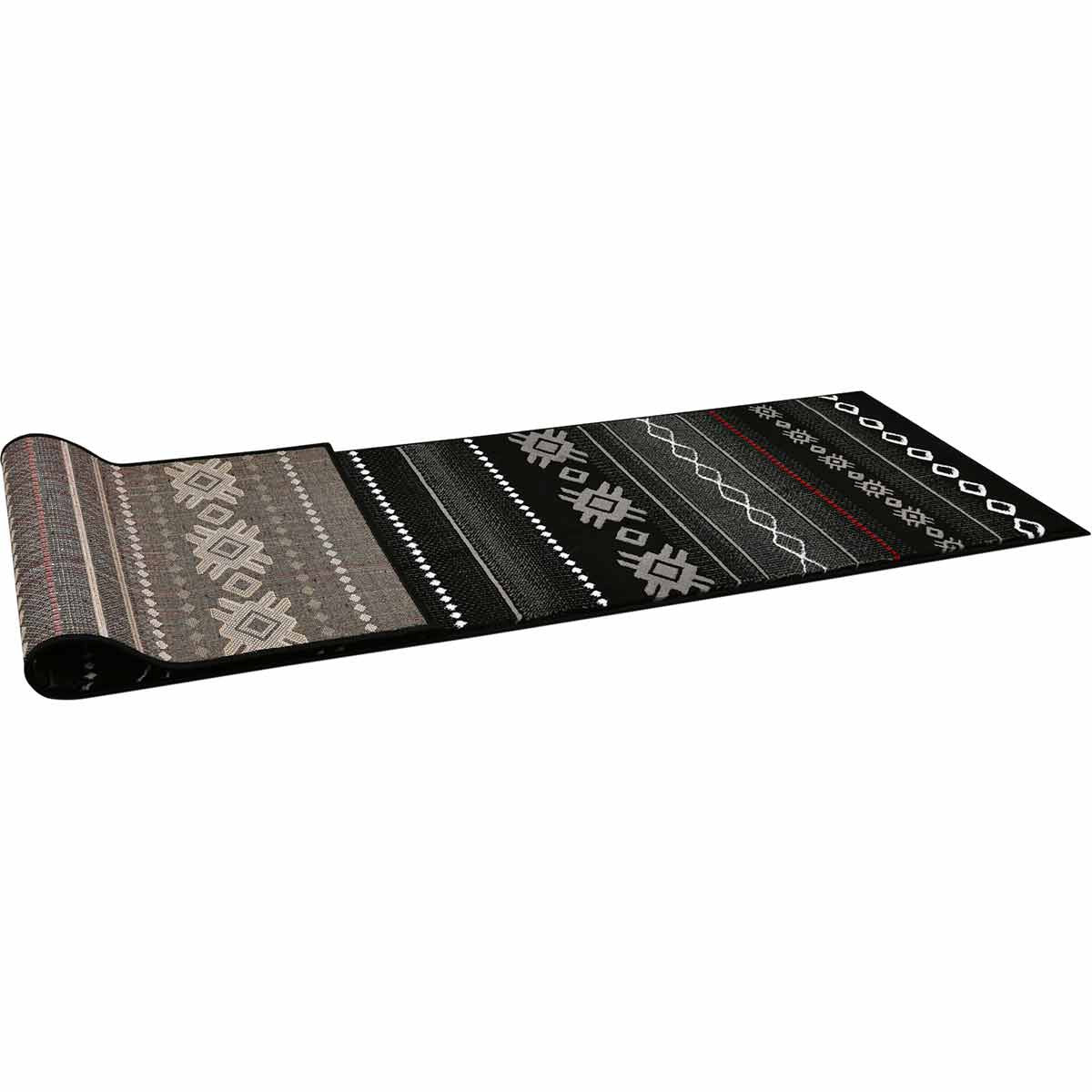 Mexicali Black Rug - 2 x 7