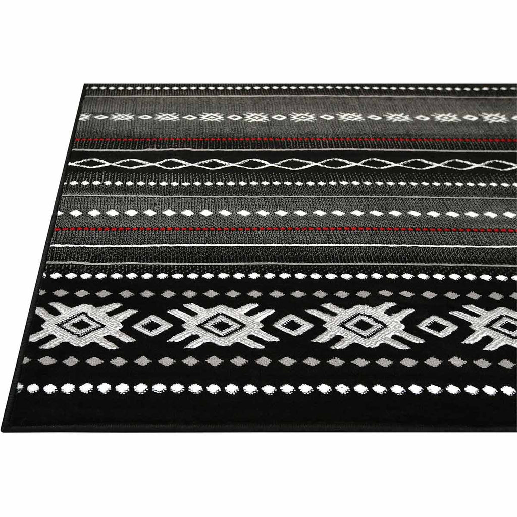 Mexicali Black Rug - 5 x 7