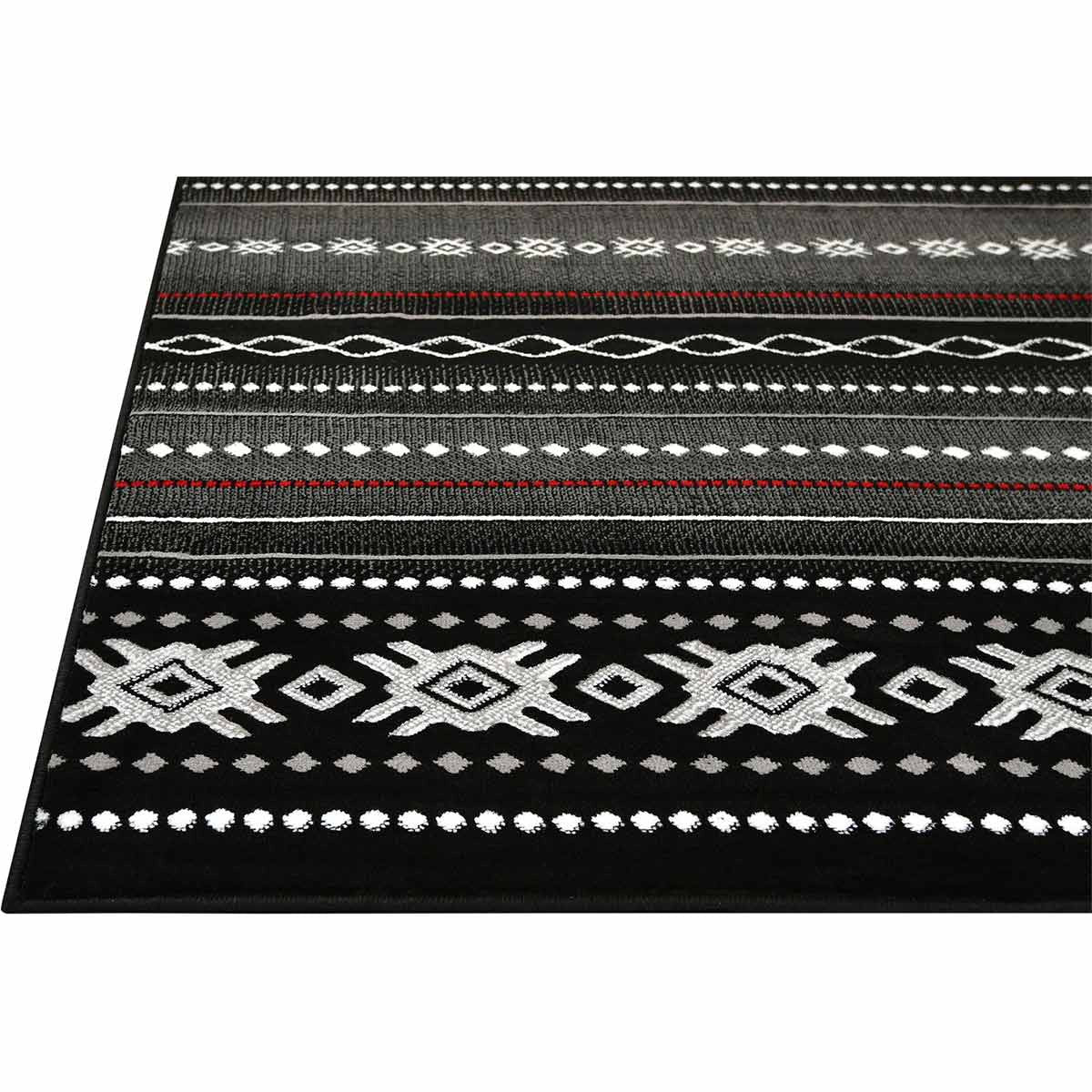Mexicali Black Rug - 5 x 7
