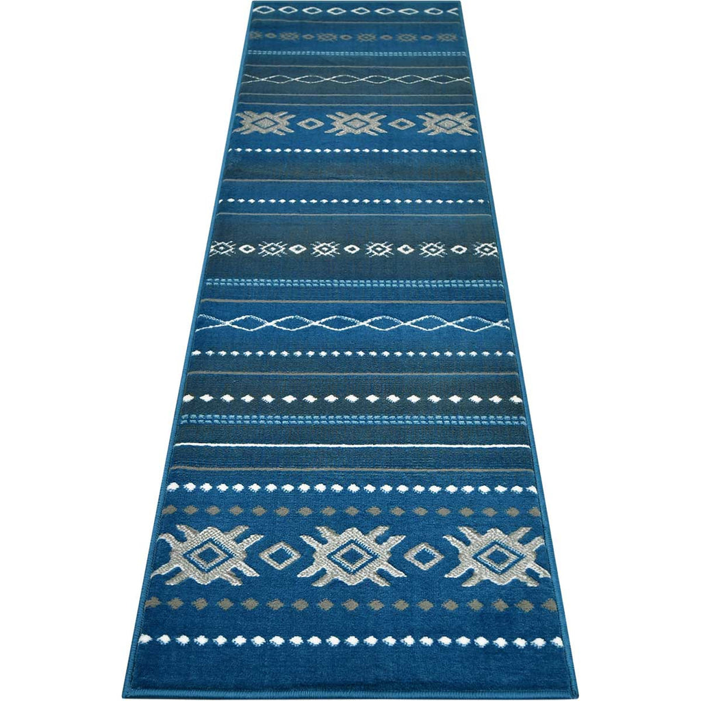 Mexicali Blue Rug - 2 x 7