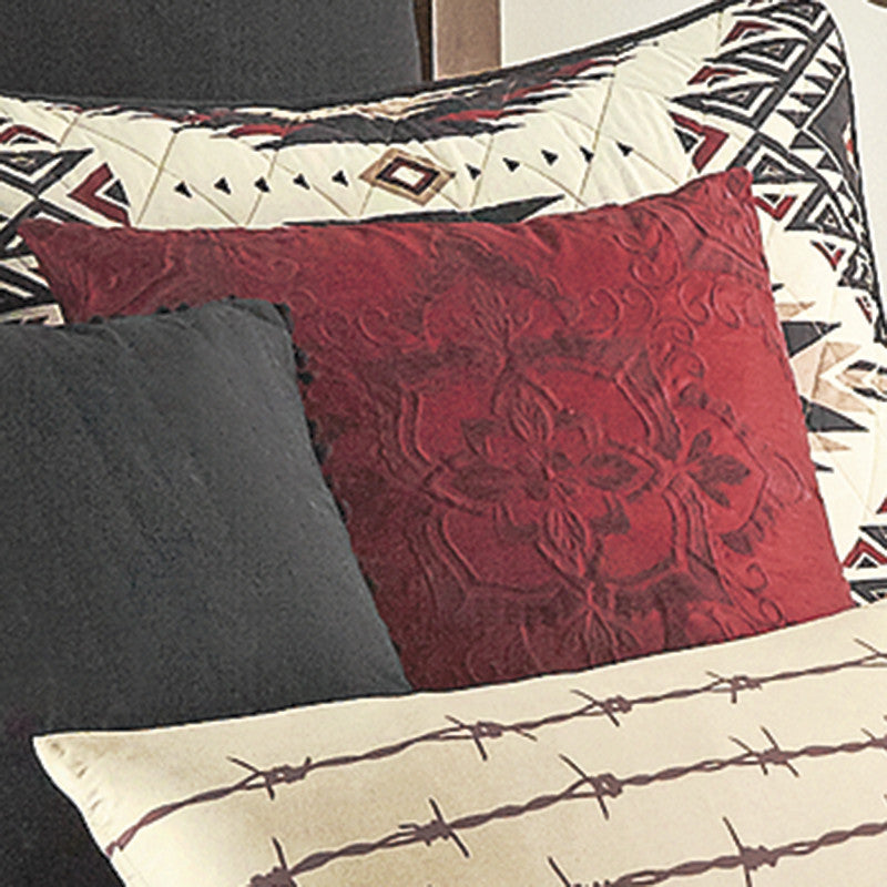 Apache Crimson Fire Pillow
