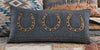 Horseshoe Denim Pillow