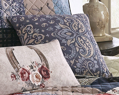 Blue Bandana Pillow