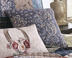 Blue Bandana Pillow