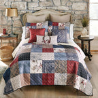 Blue Bandana Pillow