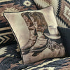 Cowboy Boots & Hat Pillow