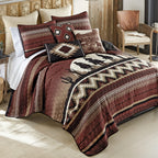 Cowboy Horizon Quilt Bed Set - Queen