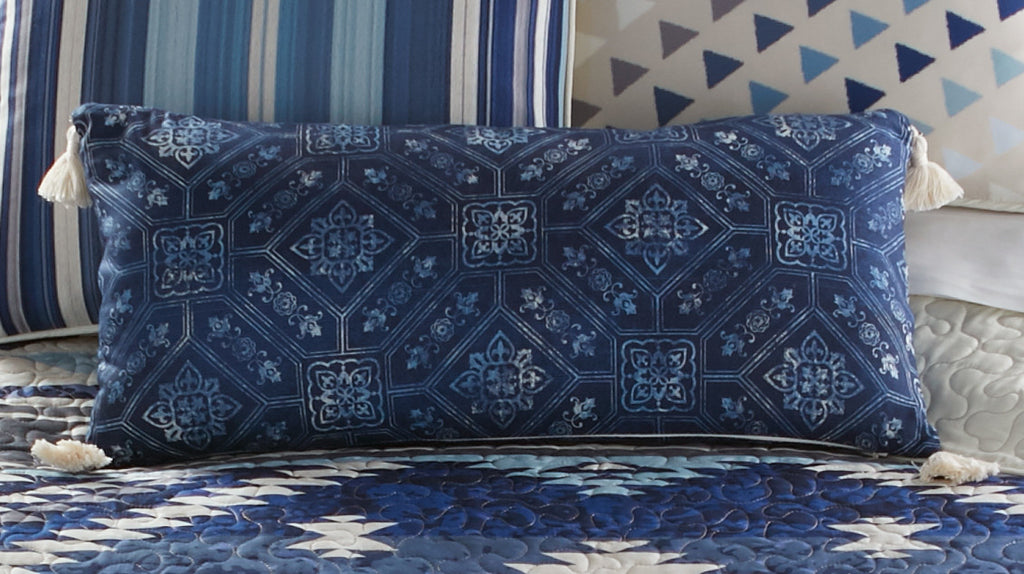 Azul Tile Accent Pillow