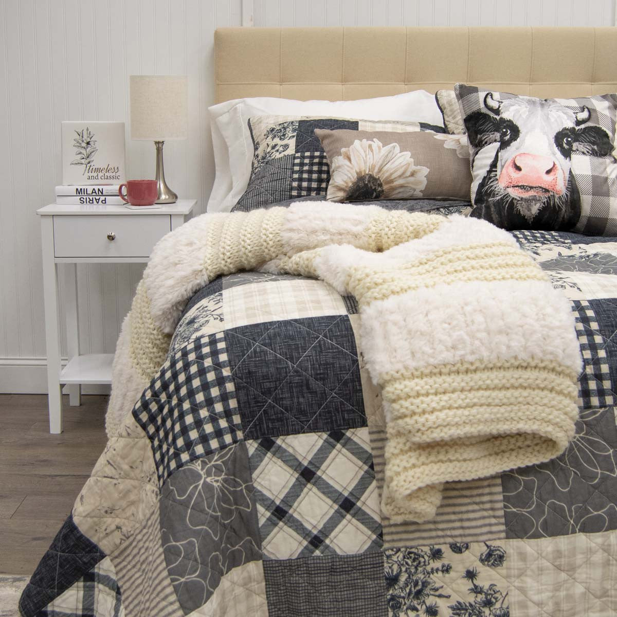 Dark Prairie Quilt Bedding Collection