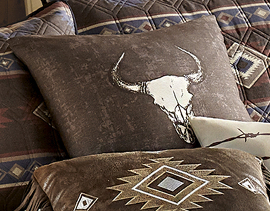 Steer Head Accent Pillow - CLEARANCE