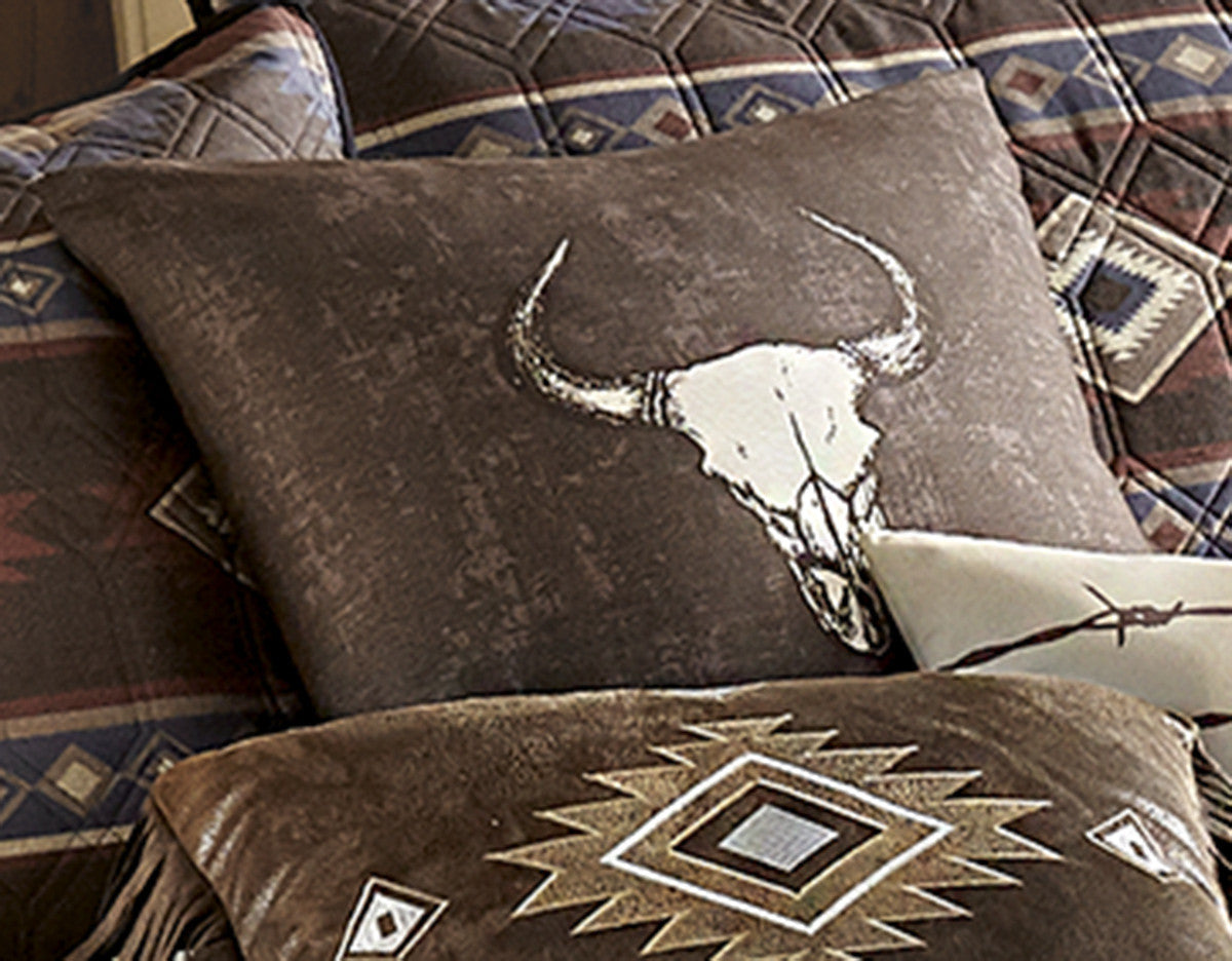 Steer Head Accent Pillow - CLEARANCE