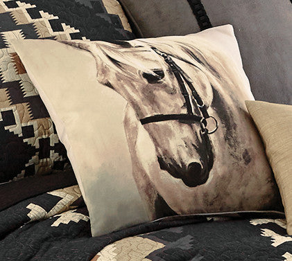 Midnight Mesa Stag Pillow