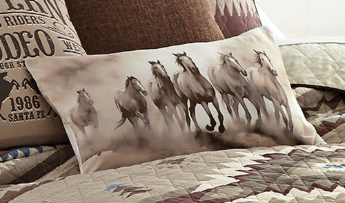 Sierra Mesa Horse Pillow