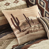 Desert Canyon Cactus Pillow