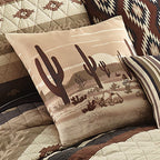 Desert Canyon Cactus Pillow