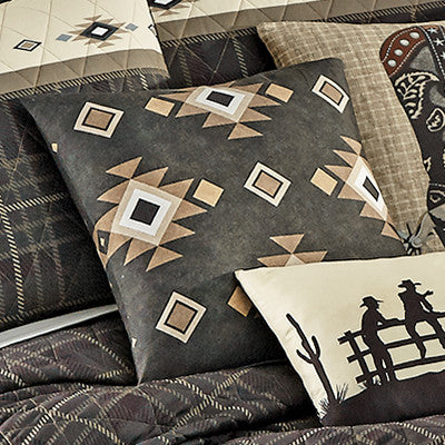 Sunset Ranch Diamonds Pillow