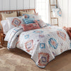 Tribal Diamonds Quilt Bed Set - King
