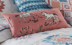 Tribal Diamonds Horse Pillow