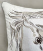 Elegant Horse Pillow