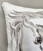 Elegant Horse Pillow