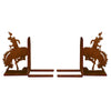 Bucking Rider Metal Bookends