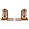 Protective Spirits Metal Bookends