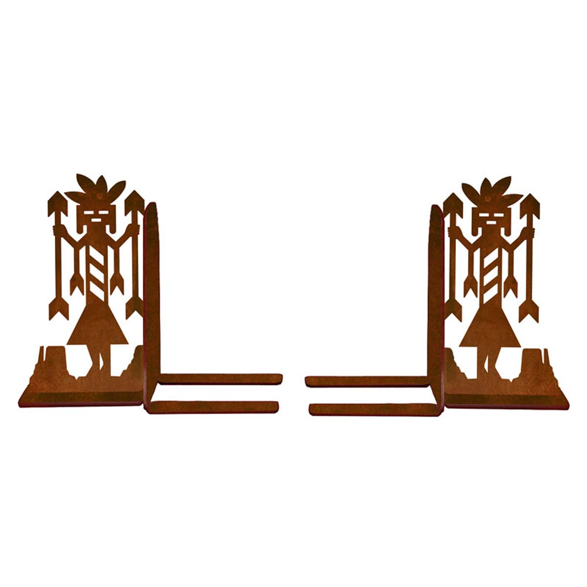 Protective Spirits Metal Bookends