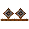 Black Western Diamond Key Chain Holder