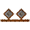 Silver Western Diamond Key Chain Holder