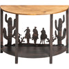 Cowboy Riders Metal Sofa Table