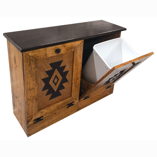 Aztec Dual Trash Bin