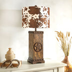 Cowhide Star Table Lamp - OUT OF STOCK UNTIL 11/07/2026