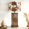 Cowhide Star Table Lamp - OUT OF STOCK UNTIL 11/07/2026