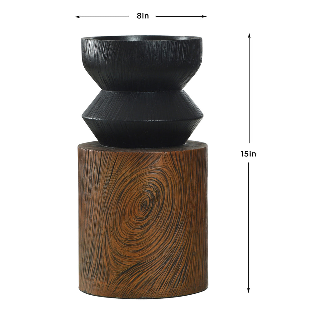 Dual Tone Vase - 15 Inch