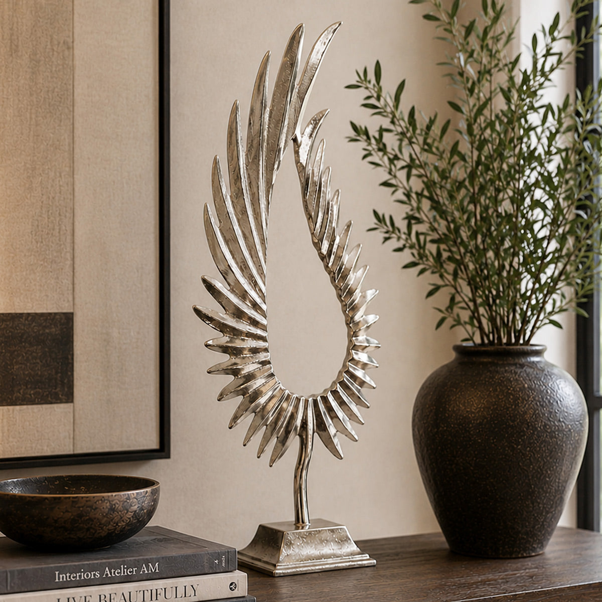 Feathered Spirit Sculpture - Large