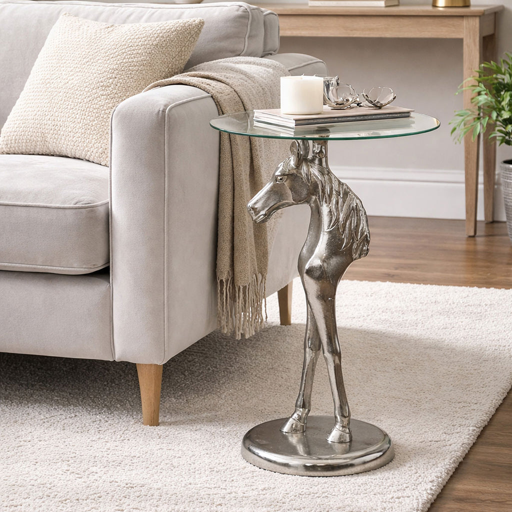 Walking Horse Accent Table