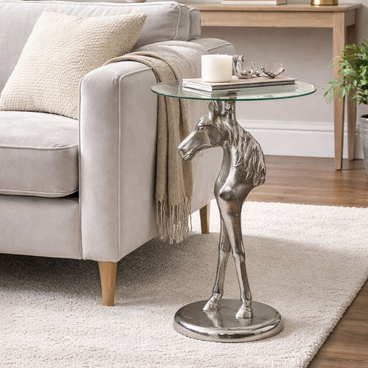 Walking Horse Accent Table