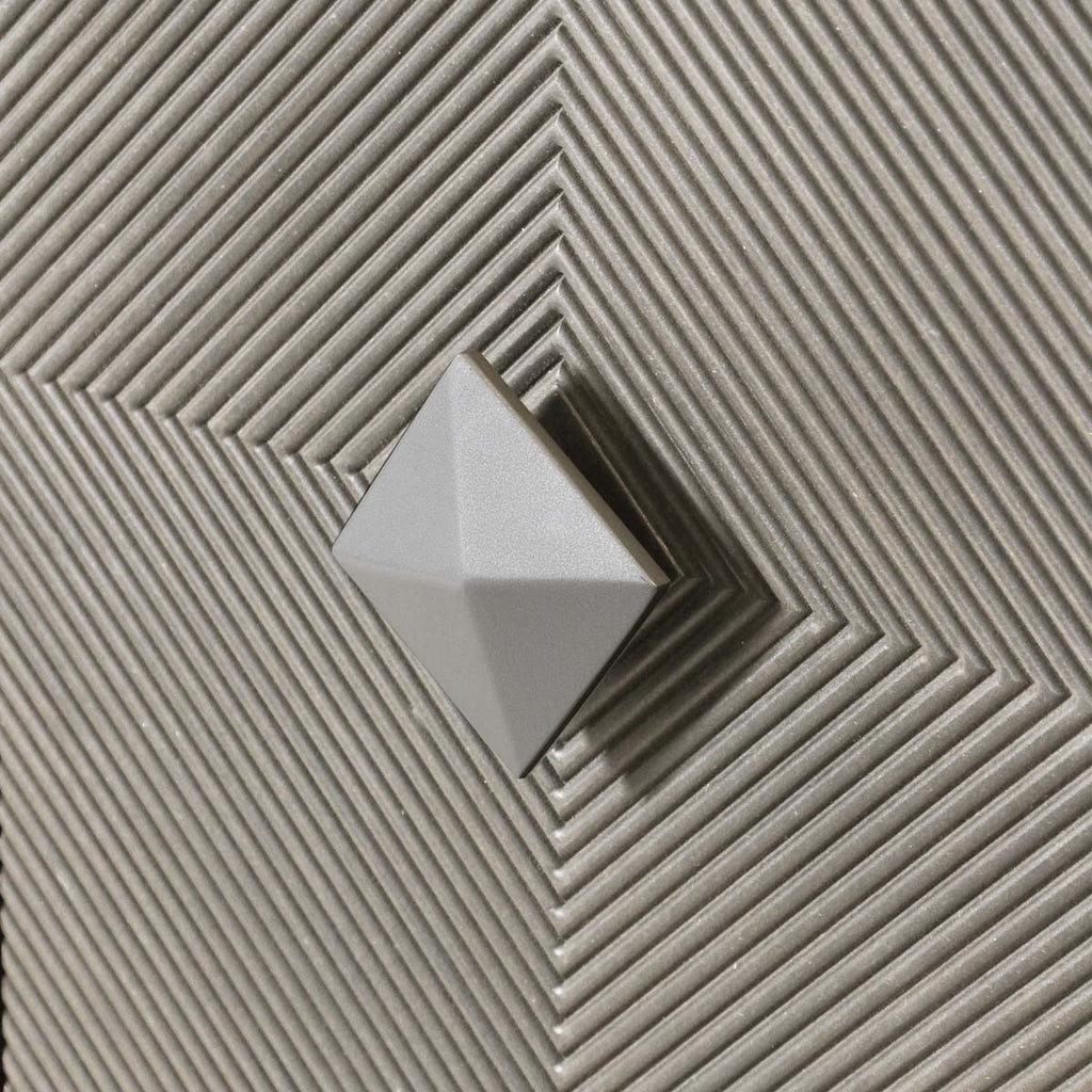Modern Diamond Gray Cabinet
