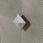 Modern Diamond Gray Cabinet