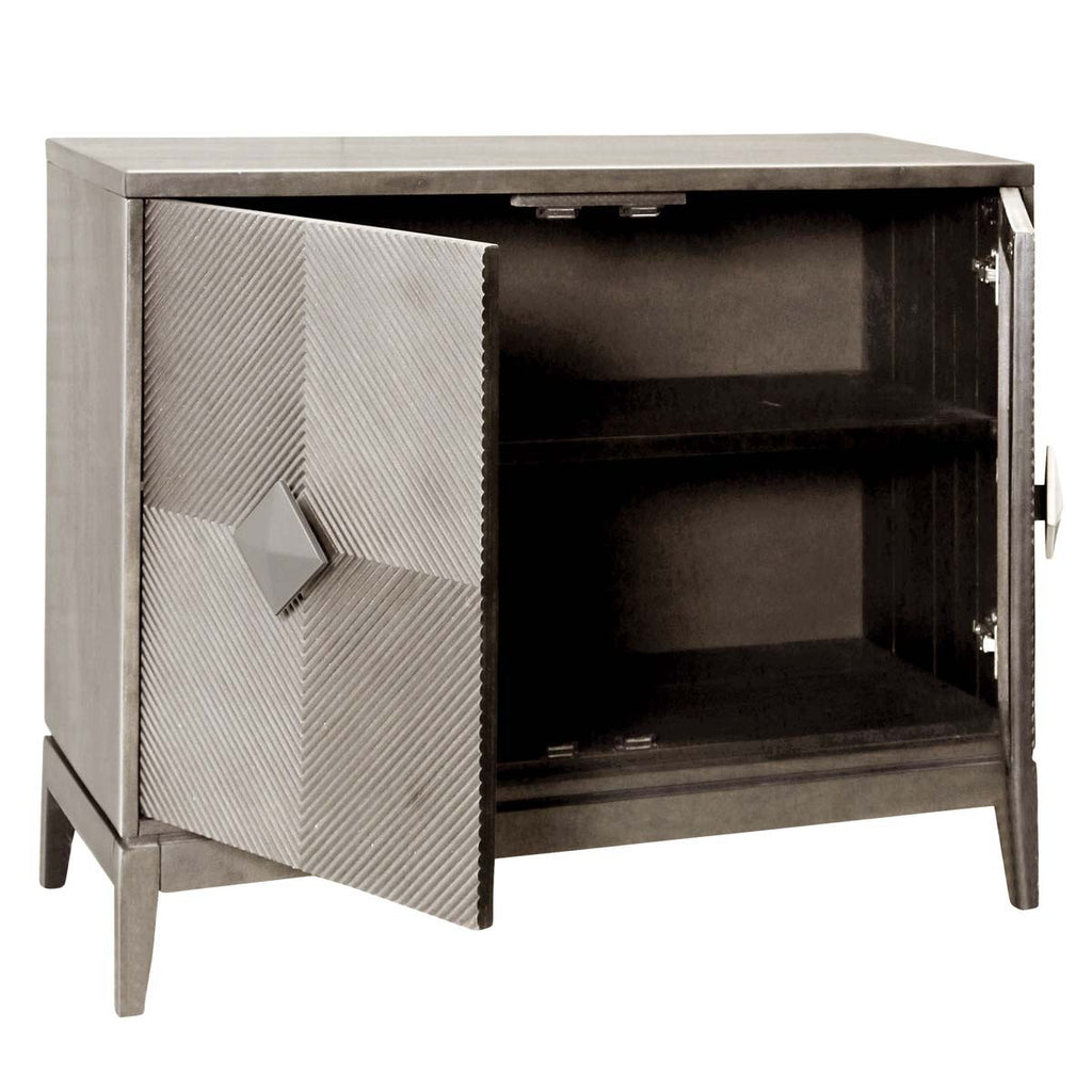 Modern Diamond Gray Cabinet