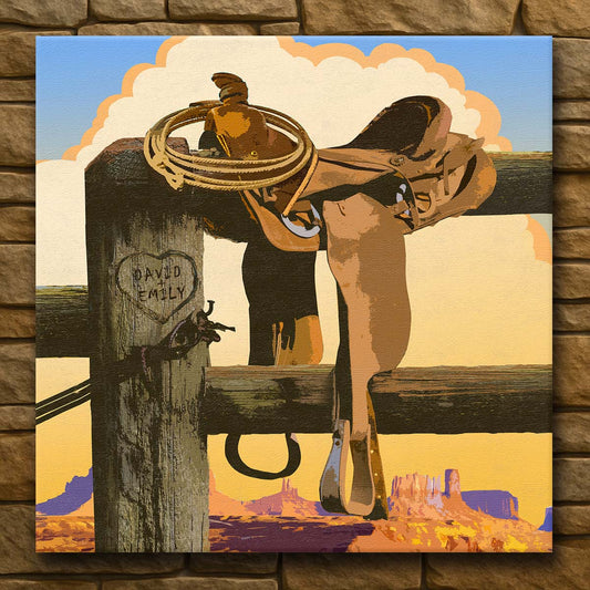 Saddle Rest Personalized Wall Art