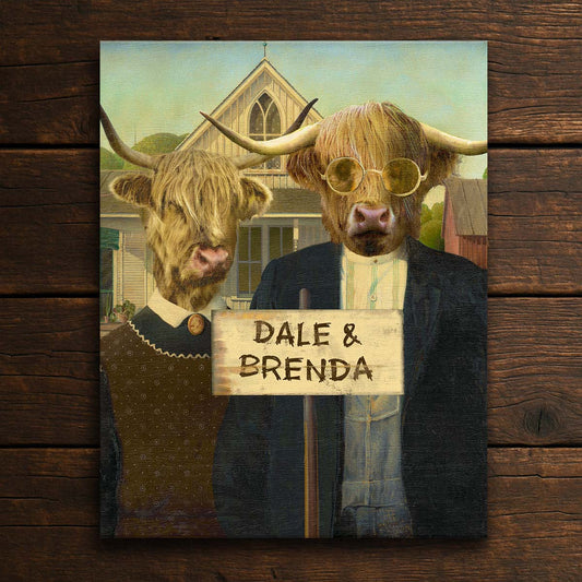 Gothic Highlands Personalized Wall Art